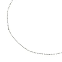 【D：シルバー×70cm】[Cream dot. クリームドット公式] ネックレス レディース   4タイプ ロング 金属アレルギー ニッケルフリー ショート シンプル ボールチェーン スクリュー フィガロ サンド 大人 上品  