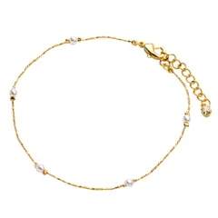 【ゴールド×ワンサイズ】[Cream dot. クリームドット公式] ブレスレット レディース   金属アレルギー ニッケルフリー キュービックジルコニア ビジュー パール 大人 上品 エレガント きれいめ シンプル  のサムネイル