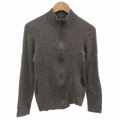 コムサメン COMME CA MEN ドライバーズニット ダブルジップ ハイネック 長袖 M グレー /FF IBO70のサムネイル