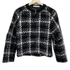 sacai luck(サカイラック) ブルゾン サイズ1 S レディース美品  - 黒×白×グレー 長袖/ジップアップ/秋/冬