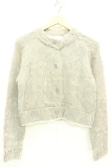 【中古】 Adam et Rope レディースカーディガン F シャギー カーディガン Adam et Rope F グレー 灰 無地