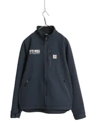 【お得なクーポン配布中!】 US企画 カーハート ソフトシェル ジャケット メンズ M / ワーク ストレッチ ナイロン フリース ライナー付き ブルゾン フルジップ 撥水加工