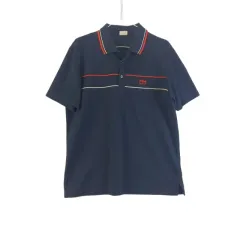 FILA GOLF メンズ100 ネイビー 半袖 ポロTシャツ K7275
