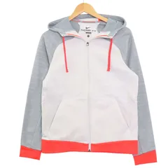 NIKE ナイキ 秋冬 THERMA-FIT 裏起毛★ 切替 フルジップ パーカー トレーニング Sz.S メンズ