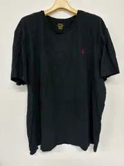 POLO RALPH LAUREN ポロ ラルフローレン Tシャツ XXL ブラック 刺繍ロゴ 新品タグ付き