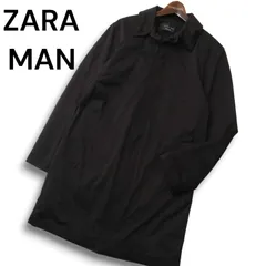 ZARA MAN ザラ マン 通年 ライト ステンカラー コート Sz.S メンズ 黒