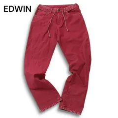 EDWIN エドウィン ER007 ジャージーズ★ ストレッチ イージー テーパード デニム パンツ ジーンズ Sz.M メンズ 日本製