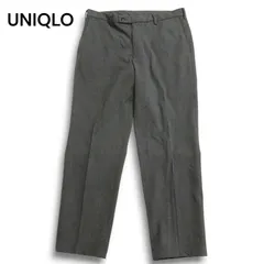22AW★ UNIQLO ユニクロ 秋冬 ヒートテック★ スマート スリムフィット スラックス パンツ Sz.85cm メンズ 灰 グレー