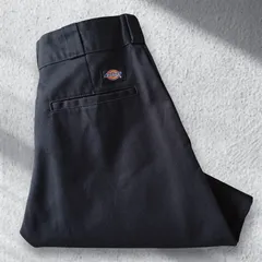 ■古着 Dickies ディッキーズ 874BK ワークパンツ チノ 黒 W29L30【D1615】