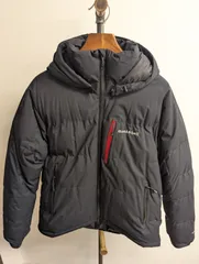 mont・bell モンベル メンズ ダウンジャケット パーマフロスト ダウンパーカ Lサイズ 1101574 ブラック×レッド