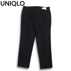 新品 未使用★UNIQLO ユニクロ 秋冬 ヒートテック★ ストレッチ スリムフィット パンツ Sz.105 メンズ 黒 大きいサイズ 特大