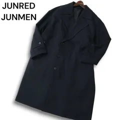 JUNRED JUNMEN ジュンレッド ジュンメン 秋冬★ 中綿 ライナー オーバーサイズ コート Sz.S メンズ 紺 ネイビー