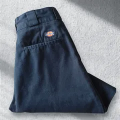 ■古着 Dickies ディッキーズ 874DN ワークパンツ チノ 濃紺 W28L32【D1620】