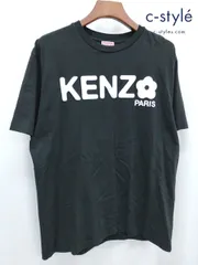 A504 [人気] KENZO PARIS ケンゾー Tシャツ S ブラック プリント 半袖 | K★
