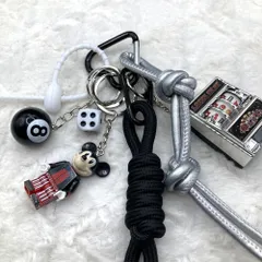 ミニスロットマシン＆ミッキー じゃらじゃらキーホルダー バッグチャーム 