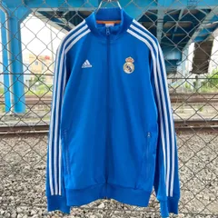 adidas アディダス トラックジャケット ジャージ レアル・マドリード 古着 M〜L スポーツウェア サッカー