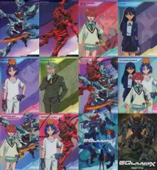 【中古】ポスター 全12種セット 「機動戦士Gundam GQuuuuuuX ジャンボカードダス/フラットガシャポン クリアビジュアルポスター」