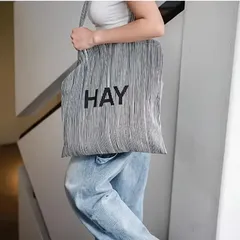 HAY トートバッグ　ストライプ　北欧