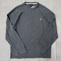 POLO RALPH LAUREN ポロ ラルフローレン サーマル ロンT ダークグレー 2XLサイズ No.E821