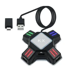 ゲーミングコントローラー変換 ゲームコンバーター KX Switch/PS4/PS3/Xbox コンバーター スイッチ Switch One対応 キーボード・マウス接続アダプター Mcbazel