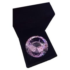 超特大ジルコニア ラウンドブリリアントカット 直径50mm 58面体 台座