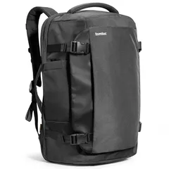 [tomtoc] 旅行 リュック 大容量 40L 機内持ち込み ビジネス バックパック 旅行バッグ カバン リュックサック メンズ 多機能 17.3型PC対応 撥水加工 部活 合宿 通学 通勤 トラベル 出張 黒 0