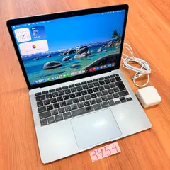 【動作確認済み】 MacBook air 13インチ 2020 アップル Apple M1 16GB 256GB 動画編集可能 カメラ内蔵 ノートPC ノートパソコン SSD搭載 macOSインストール済み 【3954】