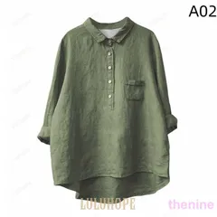 シャツ レディース 長袖 シャツ 春夏 秋 無地 ブラウス カジュアル ナチュラル 柔かい ゆったり 20代 30代