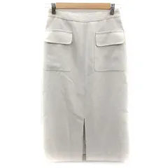 スピック&スパン Spick&Span タイトスカート ロング丈 38 ベージュ /YM2