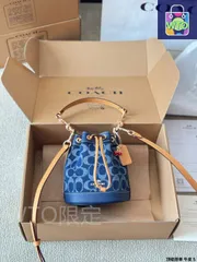 COACH デンプシー ミニバケットバッグ ? 14×16.5×9cm [本日特価|新品未使用品]