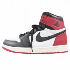 ナイキ NIKE エア ジョーダン 1 レトロ ハイ オージー AIR JORDAN 1 RETRO HIGH OG ハイカット スニーカー シューズ 27.0 ブラックトゥ ホワイト バーシティレッド-セイル DZ5485-106