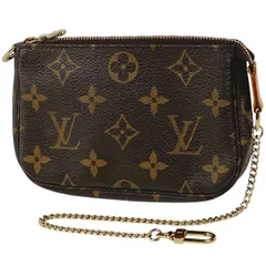 ルイ・ヴィトン Louis Vuitton ミニ ポシェット アクセソワール メイク コスメ アクセサリーポーチ モノグラム ブラウン M58009 レディース 【中古】