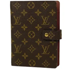 ルイ・ヴィトン Louis Vuitton アジェンダ MM 手帳カバー システム手帳 手帳 モノグラム ブラウン R20105 レディース 【中古】