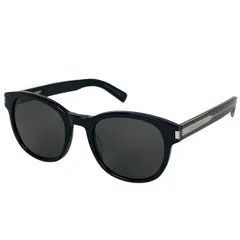 サンローラン SAINT LAURENT ロゴ サングラス インターナショナルフィット メンズ サングラス プラスチック ブラック レディース 【中古】のサムネイル