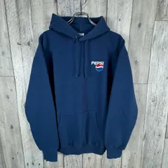 SUNTORY ORIGINAL DESIGN サントリー オリジナル デザイン 90s PEPSI ペプシコーラ 刺繍 裏起毛 スウェット スエット パーカー