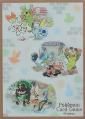 【中古】サプライ ポケモンカードゲーム デッキシールド(スリーブ) Pokemon GalarTabi ポケモンセンター限定