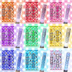 iON! キンブレシート カラー 花丸ぺこ 宇野ゆり 恋春ねね 鈴都りせ 儚