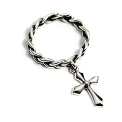 【新品】 クロス 十字架 リング 指輪 シルバー９２５ (13) 1