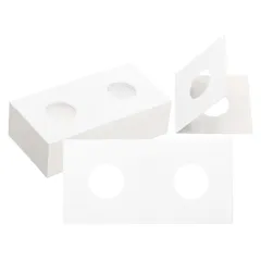 【人気商品】x 2 2 コインフリップ 100個 20.5 mm ダンボールコインホルダー PATIKIL ペーパーコインホルダー コイン収集 コレクター用 ホワイト