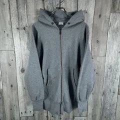 Champion チャンピオン WARMUP RN26094 米国製 USA製 黄色 イエロー 単色タグ グレー REVERSE WEAVE リバースウィーブ 裏起毛 スウェット スエット ジップ パーカー メンズ L サイズ