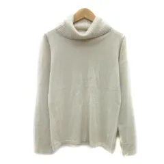 アー・ヴェ・ヴェスタンダード ミッシェルクラン a.v.v standard ニット カットソー 長袖 タートルネック 無地 ウール混 38 ライトベージュ /YS32