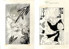 [중고] 원화 일러스트 보드 [DRAGON BALL] 복제 원화 (2 장 세트)