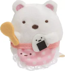 【中古】ぬいぐるみ しろくま(しゅふ) てのりぬいぐるみ えびふらいのしっぽのおつかいテーマ 「すみっコぐらし」