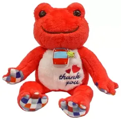 【中古】ぬいぐるみ ピクルス(レッド) thank you5 ビーンドール 「pickles the frog-かえるのピクルス-」小田急新宿 イベント限定