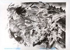 新品 ヒロアカ 原画展 僕のヒーロー デジタル原稿プリント ポスター 元