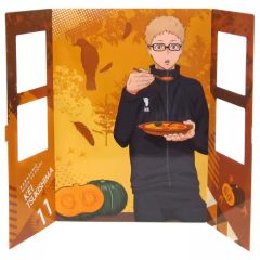 [중고] 원화 일러스트 보드 이치 반 쿠지 하이큐 !! - 쌀을 먹어 고기를 먹어 야채도 먹어?