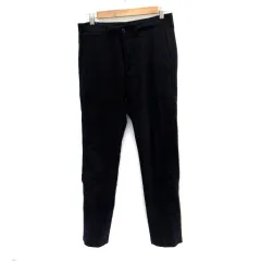 グリーンレーベルリラクシング ユナイテッドアローズ green label relaxing テーパードパンツ ロング丈 ウール S 紺 ネイビー /SM5