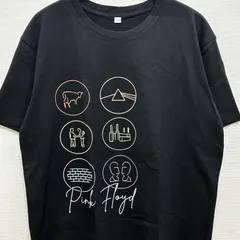 新品 Tシャツ ピンクフロイド アルバムジャケット イラスト Lサイズ バンドTシャツ ミュージックTシャツ バンティー バンT ロック メタル ロゴTシャツ バンティー メンズ 半袖 おしゃれ かっこいい ブラック 定番 韓国 韓流のサムネイル