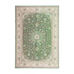 ラグ 転写プリントラグ 約140×200cm 洗える 撥水 滑りにくい加工付き パレス