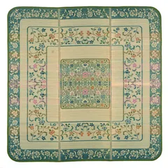 ラグ 国産 い草ラグ 裏貼無約200×200cm コンパクト収納 エンペラー グリーン